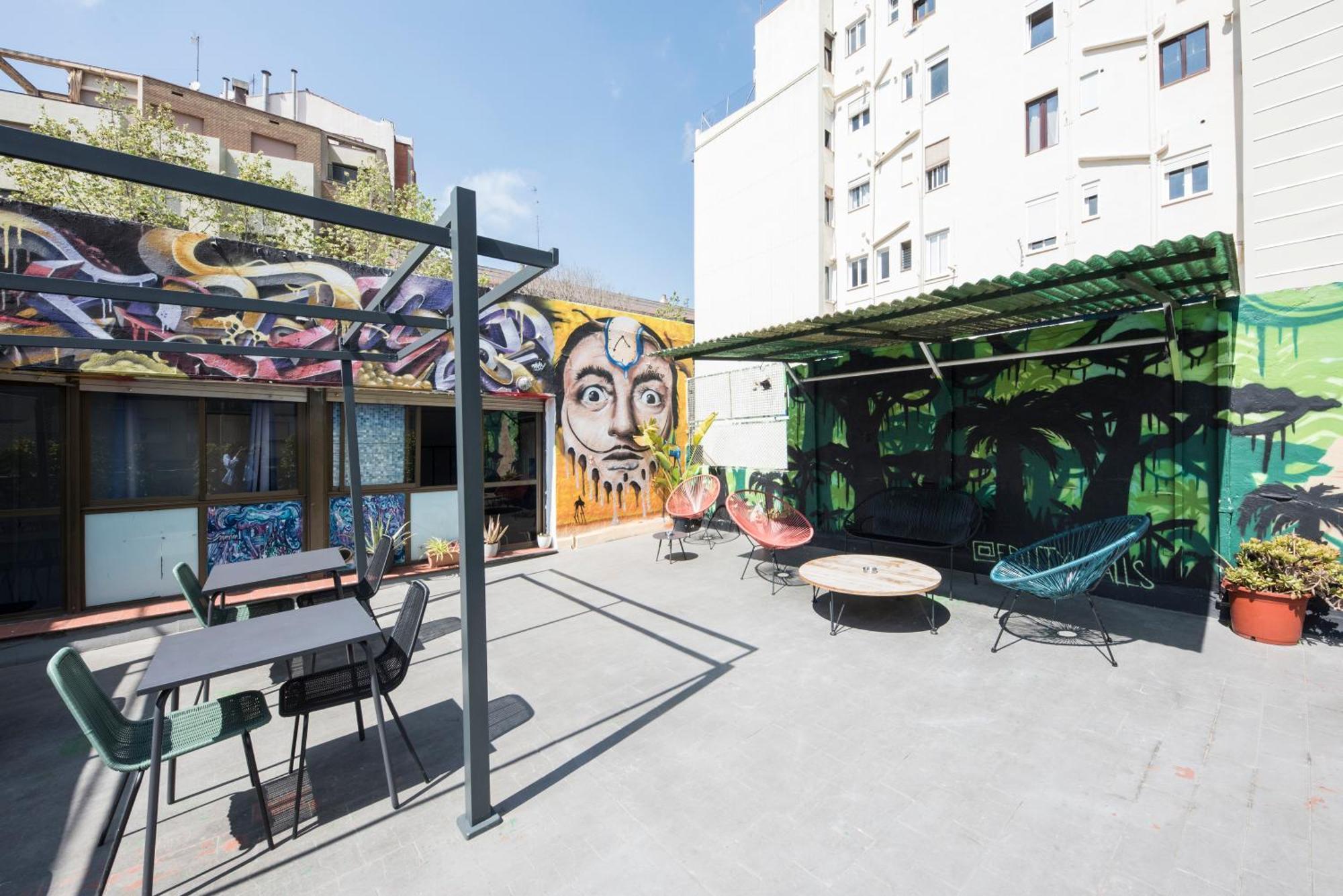 No Limit Hostel Graffiti Barcelona Kültér fotó
